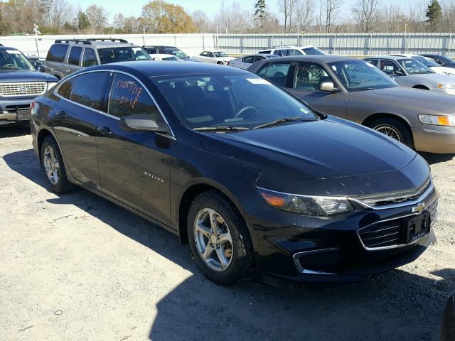 1G1ZB5ST0HF108691 - 2017 CHEVROLET MALIBU LS BLACK photo 1