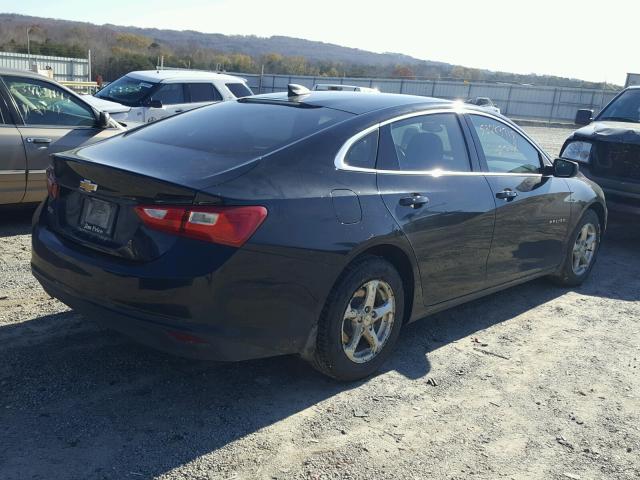 1G1ZB5ST0HF108691 - 2017 CHEVROLET MALIBU LS BLACK photo 4