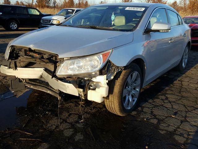 1G4GC5ED3BF330984 - 2011 BUICK LACROSSE C SILVER photo 2