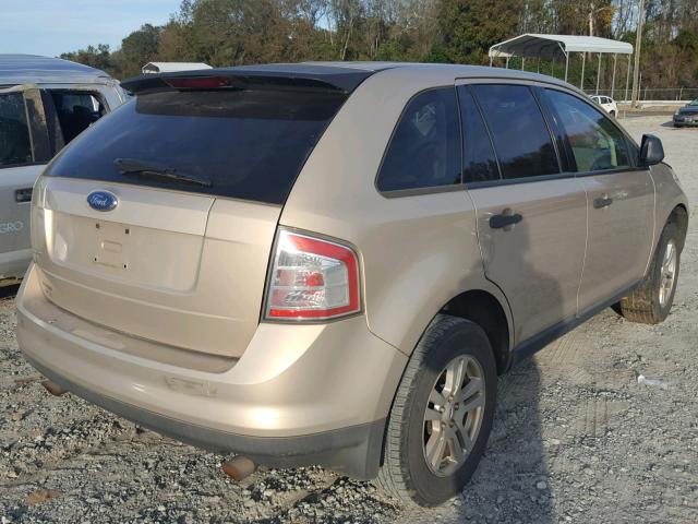 2FMDK36CX7BA86338 - 2007 FORD EDGE SE GOLD photo 4