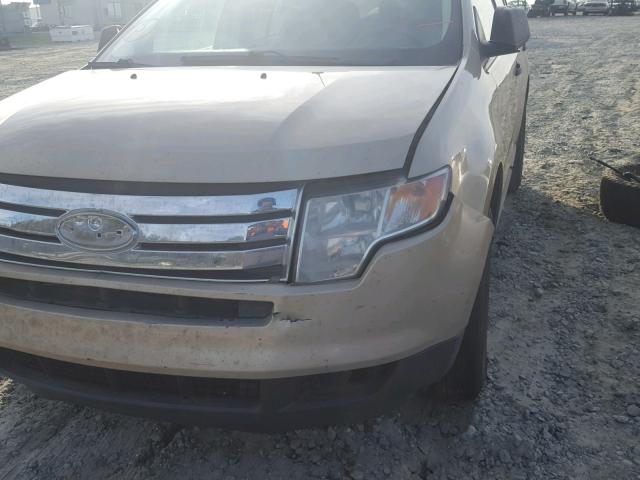 2FMDK36CX7BA86338 - 2007 FORD EDGE SE GOLD photo 9