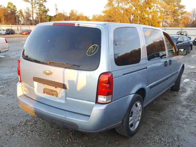 1GNDV23W07D184803 - 2007 CHEVROLET UPLANDER L 蓝色 照片 4