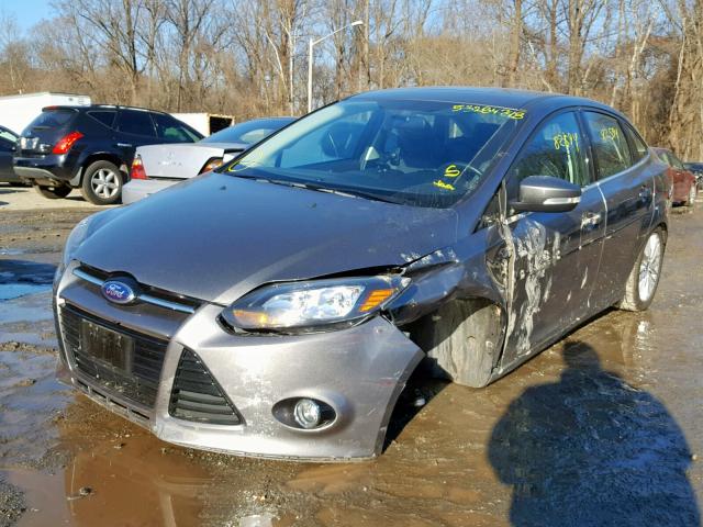 1FADP3J20EL216621 - 2014 FORD FOCUS TITA GRAY photo 2