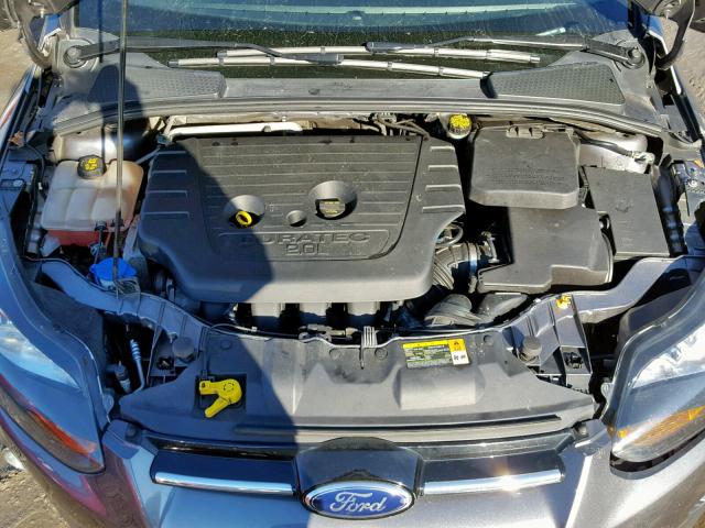 1FADP3J20EL216621 - 2014 FORD FOCUS TITA GRAY photo 7