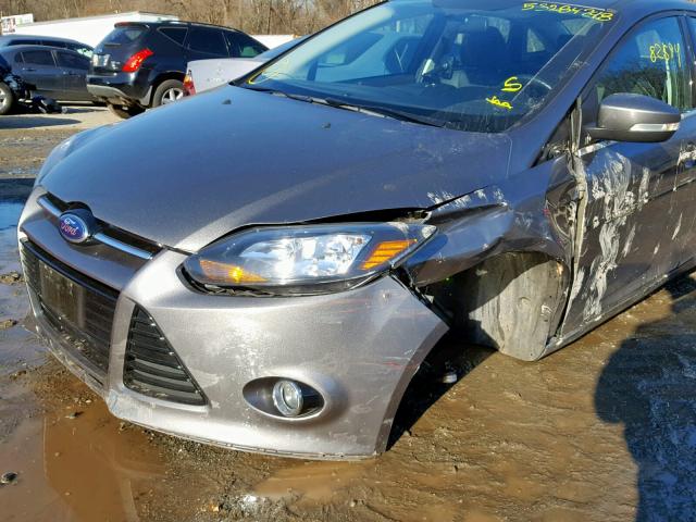 1FADP3J20EL216621 - 2014 FORD FOCUS TITA GRAY photo 9