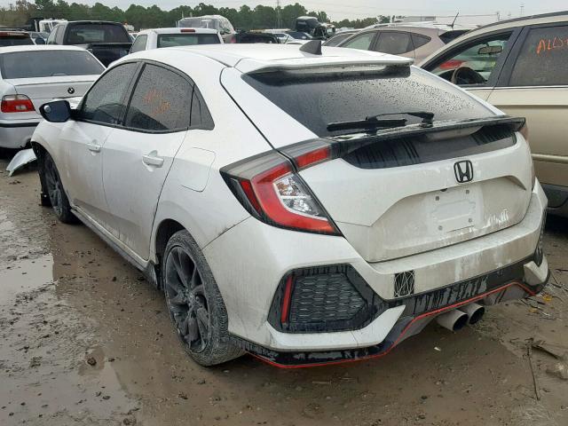 SHHFK7G45JU216109 - 2018 HONDA CIVIC SPOR WHITE photo 3