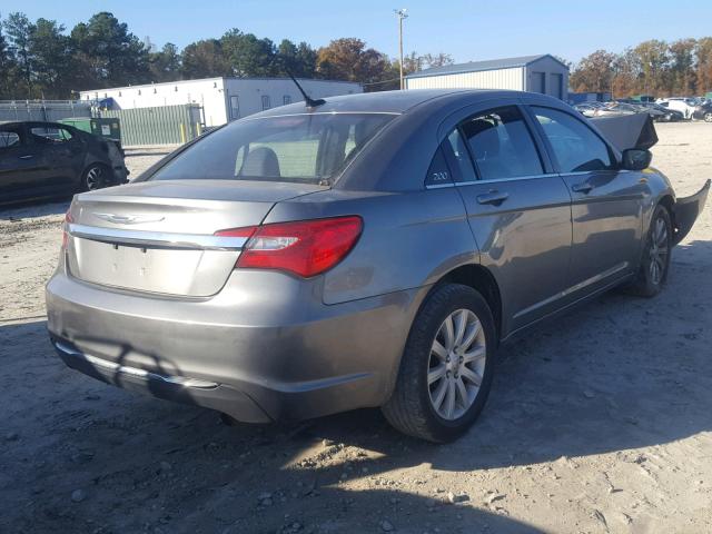 1C3CCBBB8DN656930 - 2013 CHRYSLER 200 TOURIN GRAY photo 4