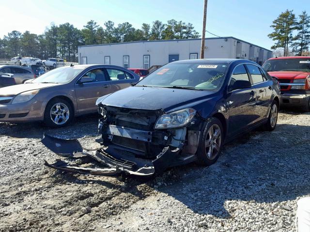 1G1ZB5EB7AF260539 - 2010 CHEVROLET MALIBU LS Mavi foto 2