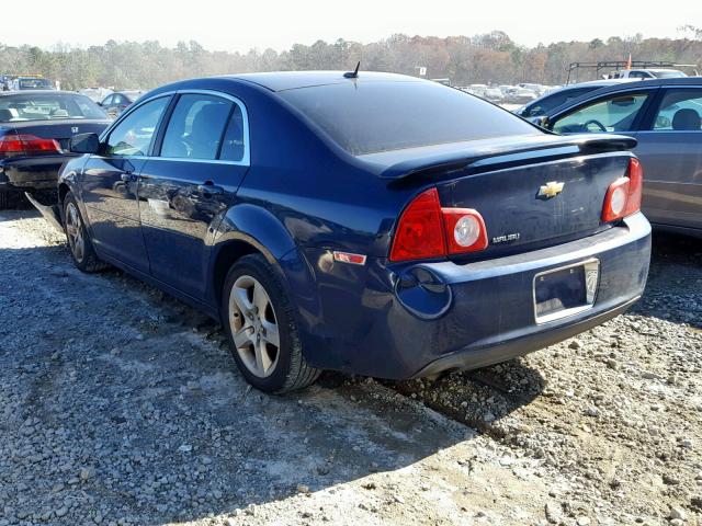 1G1ZB5EB7AF260539 - 2010 CHEVROLET MALIBU LS Mavi foto 3