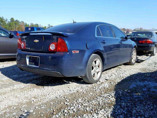 1G1ZB5EB7AF260539 - 2010 CHEVROLET MALIBU LS Mavi foto 4