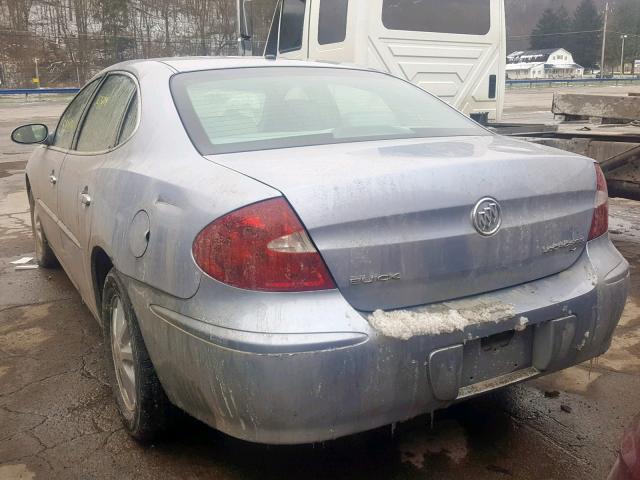 2G4WD532551246655 - 2005 BUICK LACROSSE C BLUE photo 3