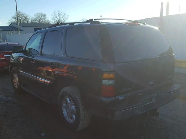 1GKEK13Z34J179512 - 2004 GMC YUKON BLACK photo 3