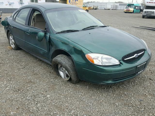 1FAFP5524YA164196 - 2000 FORD TAURUS SES GREEN photo 1