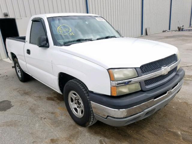 1GCEC14X43Z128963 - 2003 CHEVROLET SILVERADO WHITE photo 1