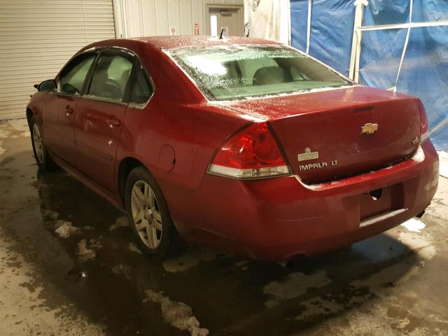 2G1WB5E37E1146372 - 2014 CHEVROLET IMPALA LIM BURGUNDY photo 3