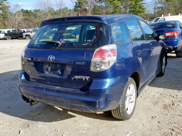 2T1KR32EX7C675606 - 2007 TOYOTA COROLLA MA BLUE photo 4