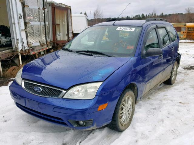 1FAHP36NX6W189142 - 2006 FORD FOCUS ZXW BLUE photo 2