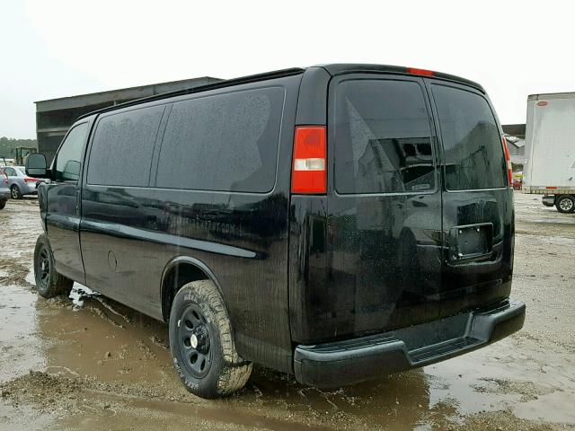 1GCSGAF4XD1150783 - 2013 CHEVROLET EXPRESS G1 BLACK photo 3