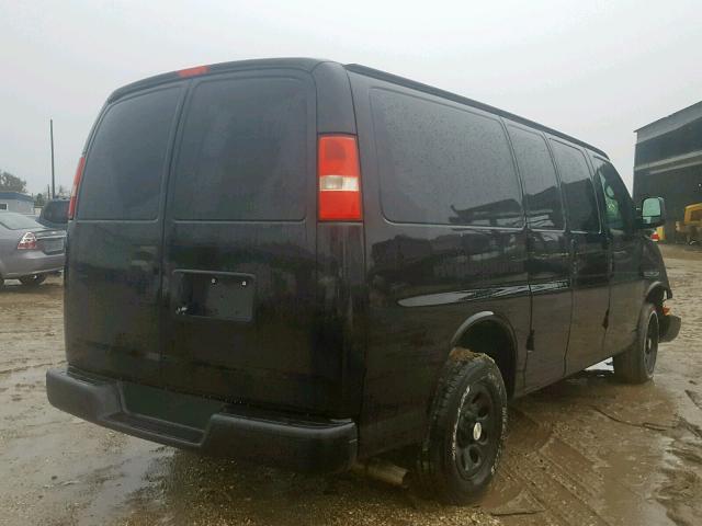 1GCSGAF4XD1150783 - 2013 CHEVROLET EXPRESS G1 BLACK photo 4