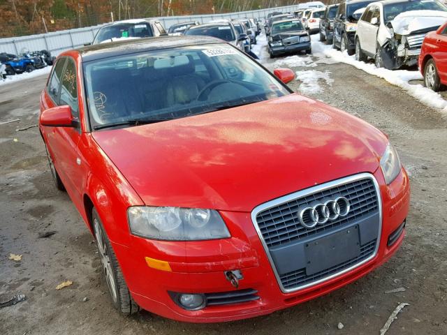 WAUNF78P78A049309 - 2008 AUDI A3 2.0 PRE RED photo 1