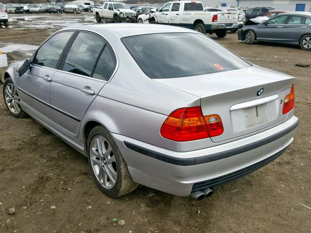 WBAEW53402PG19286 - 2002 BMW 330 XI SILVER photo 3