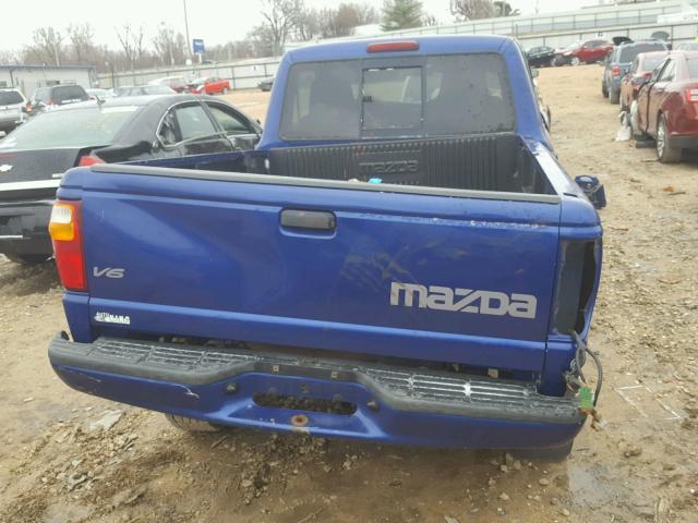 4F4YR12U44TM10942 - 2004 MAZDA B3000 BLUE photo 6