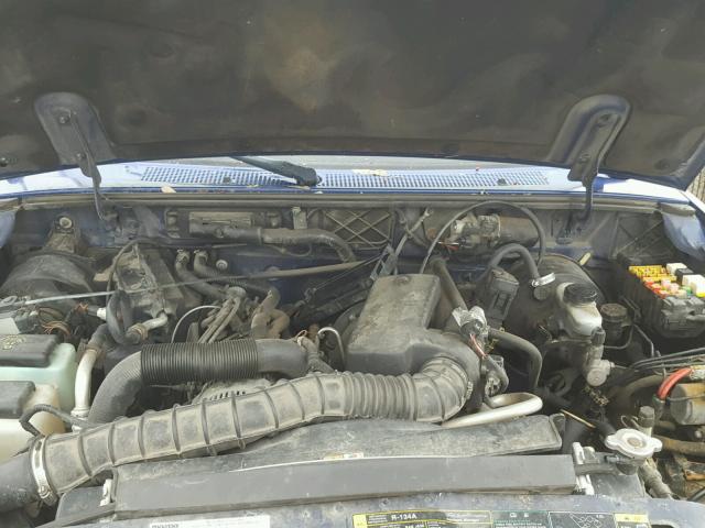 4F4YR12U44TM10942 - 2004 MAZDA B3000 BLUE photo 7