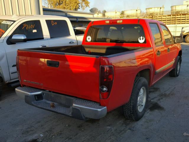 1GCCS136558283775 - 2005 CHEVROLET COLORADO RED photo 4