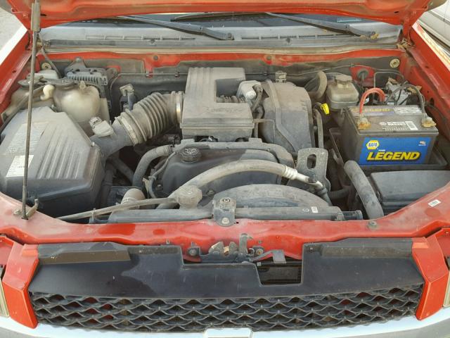 1GCCS136558283775 - 2005 CHEVROLET COLORADO RED photo 7