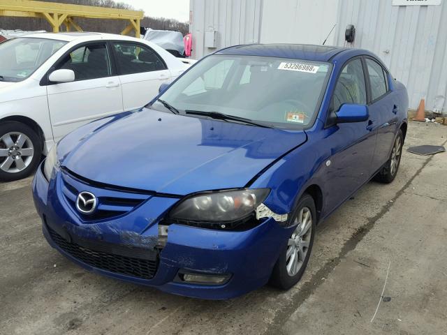 JM1BK324071713408 - 2007 MAZDA 3 S BLUE photo 2