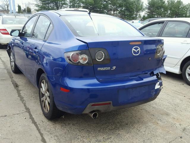 JM1BK324071713408 - 2007 MAZDA 3 S BLUE photo 3