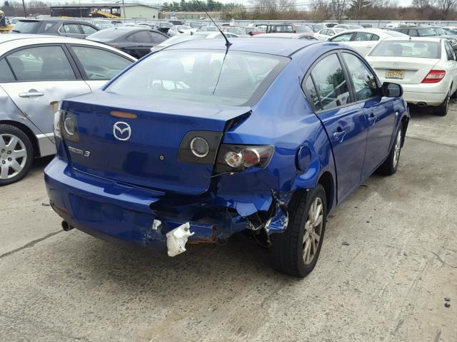 JM1BK324071713408 - 2007 MAZDA 3 S BLUE photo 4