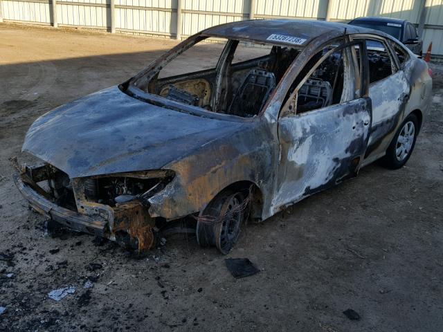 KMHDU46D78U416442 - 2008 HYUNDAI ELANTRA GL BURN photo 2