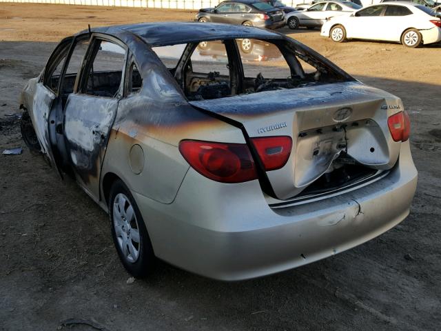 KMHDU46D78U416442 - 2008 HYUNDAI ELANTRA GL BURN photo 3