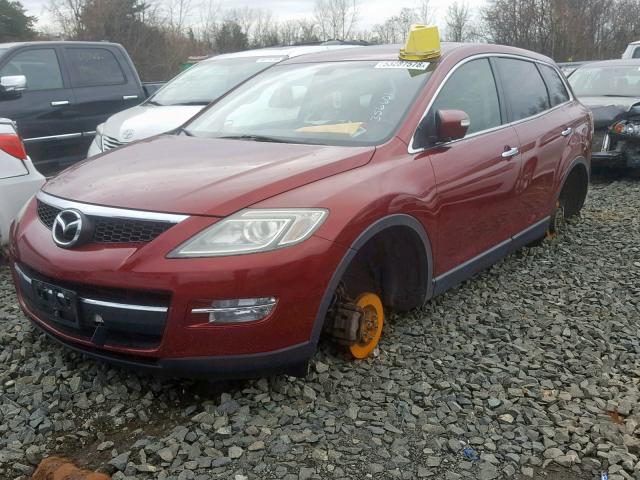 JM3TB38VX80131139 - 2008 MAZDA CX-9 RED photo 2