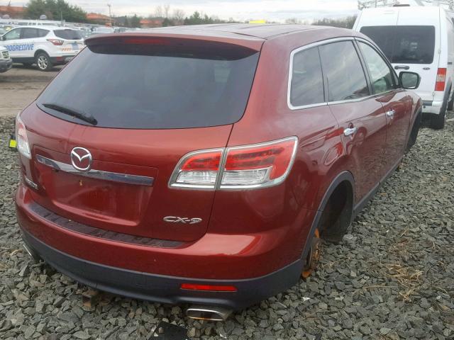 JM3TB38VX80131139 - 2008 MAZDA CX-9 RED photo 4