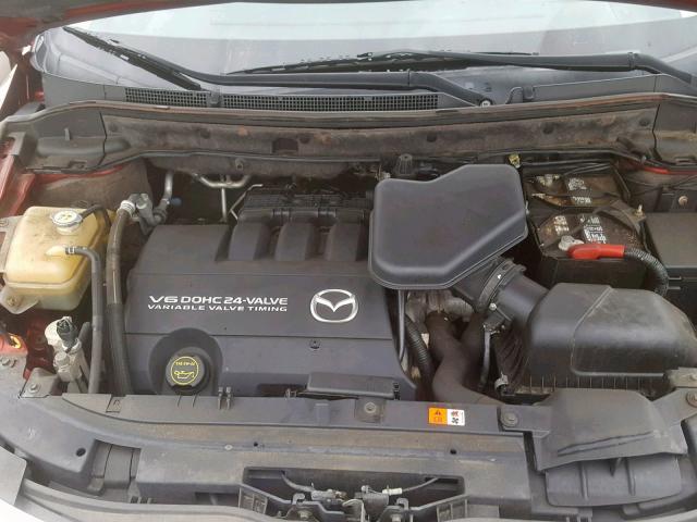 JM3TB38VX80131139 - 2008 MAZDA CX-9 RED photo 7