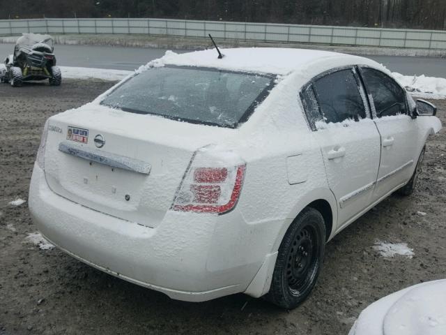 3N1AB6AP5AL685990 - 2010 NISSAN SENTRA 2.0 WHITE photo 4