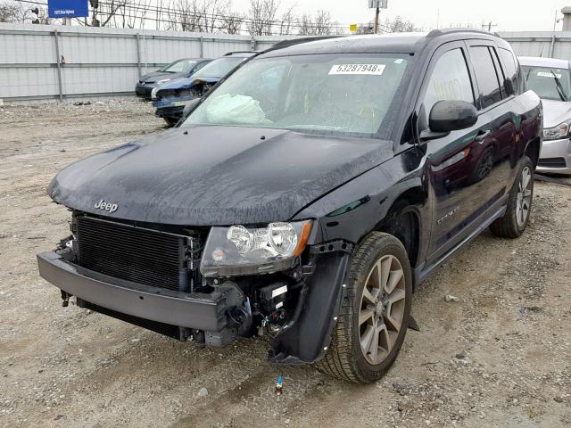 1C4NJDBB1HD133296 - 2017 JEEP COMPASS SP BLACK photo 2