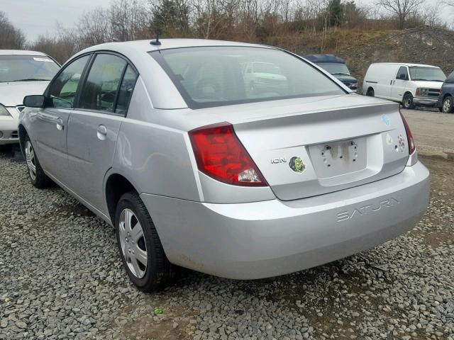 1G8AJ55F97Z201424 - 2007 SATURN ION LEVEL SILVER photo 3