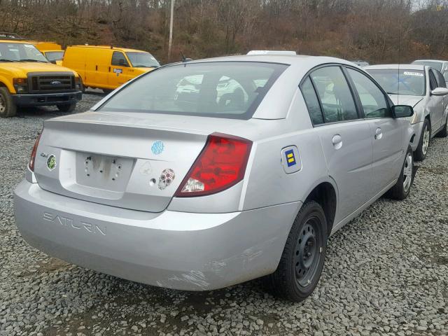 1G8AJ55F97Z201424 - 2007 SATURN ION LEVEL SILVER photo 4