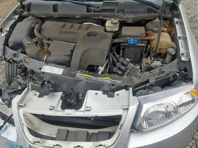 1G8AJ55F97Z201424 - 2007 SATURN ION LEVEL SILVER photo 7