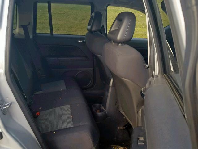 1J4FT47BX9D179180 - 2009 JEEP COMPASS SP 银色 照片 6