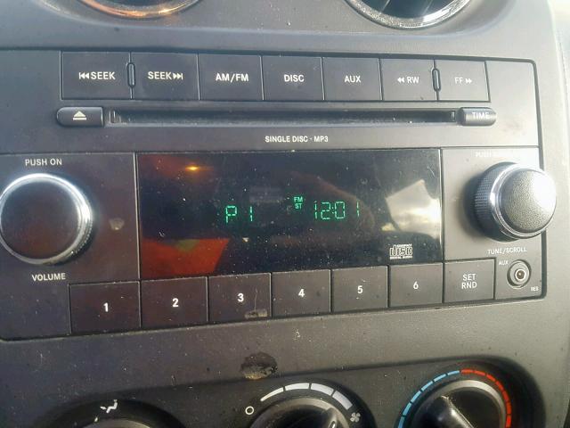 1J4FT47BX9D179180 - 2009 JEEP COMPASS SP 银色 照片 9