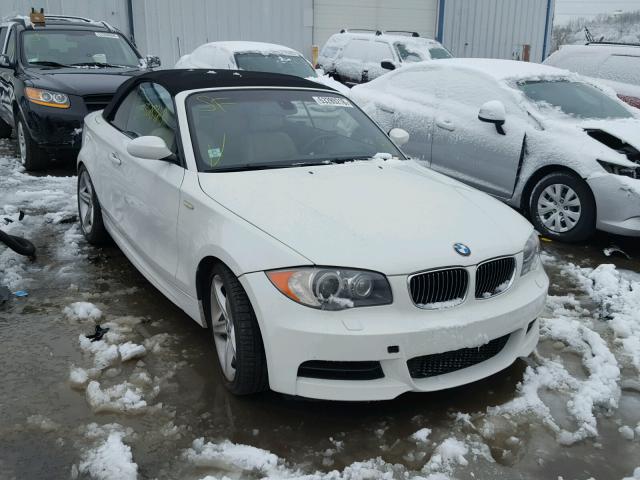 WBAUN93508VF54801 - 2008 BMW 135 I WHITE photo 1