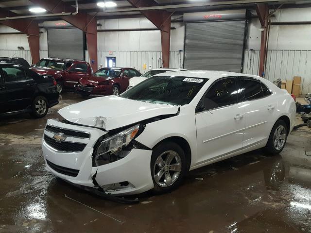 1G11B5SA7DF296762 - 2013 CHEVROLET MALIBU LS WHITE photo 2