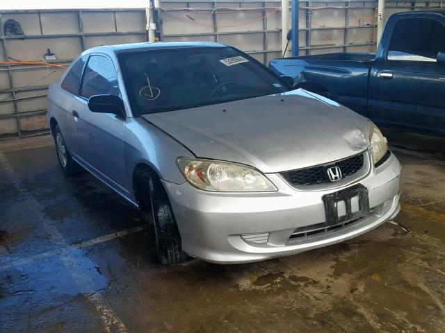 1HGEM22185L008270 - 2005 HONDA CIVIC DX V GRAY photo 1