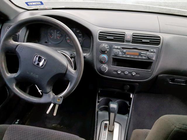 1HGEM22185L008270 - 2005 HONDA CIVIC DX V GRAY photo 9