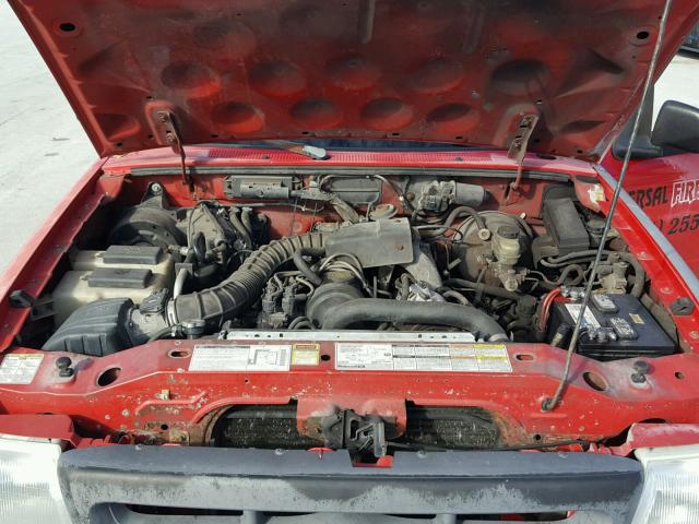 1FTYR10C1WUB49141 - 1998 FORD RANGER RED photo 7