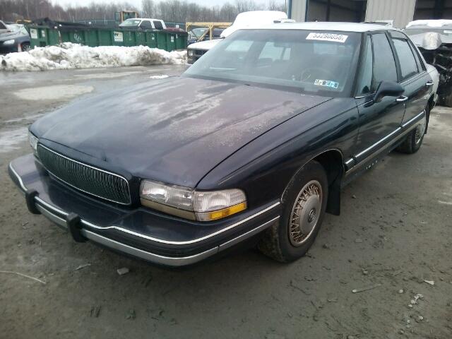 1G4HR53L4NH485727 - 1992 BUICK LESABRE LI BLUE photo 2